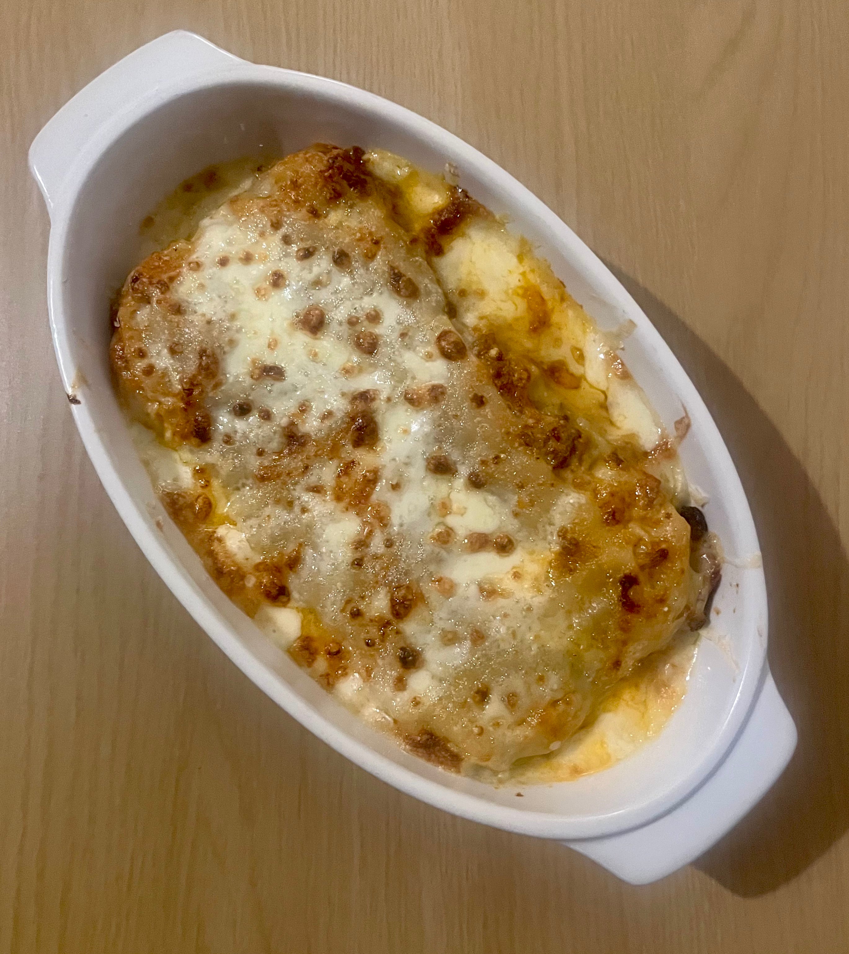 GLUTEN FREE Pork and Beef lasanga